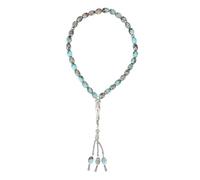 Healeved Bracelet à Perles De Riz Chapelet De Prière Musulman Chapelet Islam Chaîne Perlée De Prière Chapelet De Perles Religieuses Bijoux Islamiques Musulmans Un Verre