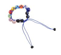 Healeved Bracelet Céramique Maneki Neko Ajustable pour Femme Style Ethnique Charme Léger et Confortable pour et Occasions Festives