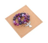 Healeved Bracelet De Condoleances Pierre De Sympathie Commémoratifs Pour Perte Cher De Bracelets Pour Femmes Filles