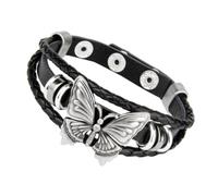 Healeved Bracelet Gothique Avec Bracelet Punk Pour Hommes Et Femmes Manchette Multicouche Accessoire Rock Pour Halloween Et Événements Spéciaux