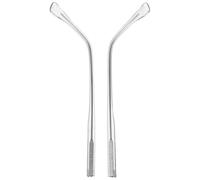 Healeved Branches de Remplacement pour Lunettes Vintage, Paire de Branches en Acétate Gris Fumé à Double Charnière, Kit de Réparation pour Montures, Accessoire de Rechange Pratique