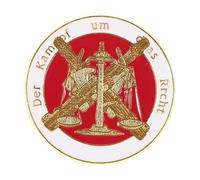 Healeved Broche Balance Justice en Métal Doré Insigne à Épingle Costume Badge D’Équilibre pour Avocats et Professionnels du Droit Accessoire Légal pour Réunions et Événements