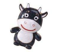 Healeved Broche Créative Forme Goutte Huile Accessoire Vestimentaire Broche Poitrine Femme Vêtement Mode Soirée Noir