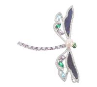 Healeved Broche Libellule Cristal pour Femme Épingle de Poitrine Bijou Animal Broche de Revers pour Vêtements et Robes