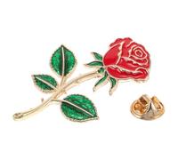 Healeved Broche Rose Émail Unique Alliage Résistante et Élégante Épingle Fleuriste Multifonctionnelle pour Femmes et Filles Accessoire Chic pour Vêtements Sacs et Chapeaux