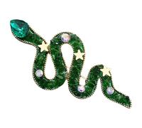 Healeved Broche Serpent Vintage Élégante Imitation Broche Épingle Animal Rétro Accessoire Cadeau Couple Pin Mariage Unisexe pour Costume et Vêtement