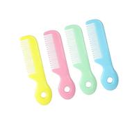 Healeved Brosse À Cheveux Pour Nouveau-né Lot De 4 Peignes À Dents Rondes Pour Massage Du Cuir Chevelu Non Conçus Pour Les Nourrissons