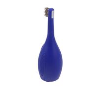 Healeved Brosse à Dents Résistante la Déformation Bleue en Silicone pour Usage Institutionnel avec Bords Arrondis, Conforme aux Normes de Sécurité en Prison