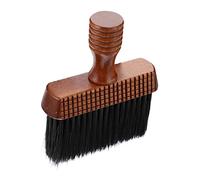 Healeved Brosse De Coiffeur à Manche Bois Brosse Dépoussiérante Douce Haute Densité Pour Nettoyage Cheveux Cassés Et Coiffure Barbershop Salon