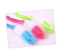 Healeved Brosse De Nettoyage Pour Bouteilles à Manche Long Cuisine, Tête Flexible Et Poils En Nylon, Plastique Sans Odeur, 30,5 Cm, Pour Bouteilles D'eau, Gobelets Et Verres à Vin, Usage Domestique,