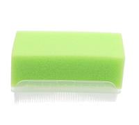 Healeved Brosse Sensorielle Multifonction en Silicone Vert pour Bébé, Brosse de Bain Douce et Compacte, Équipement Essentiel pour Massage et Thérapie Sensorielle des Tout-petits