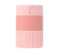 Healeved Broyeur à Pilules Facile à Nettoyer Transporter Rose Multifonction en Abs et Acier Inoxydable Voyages Garçon et Filles