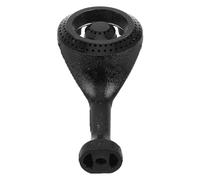 Healeved Brûleur de rechange pour plaque de cuisson à gaz - Brûleur rond en fonte avec gicleur - Pièces détachées métalliques pour cuisinière à gaz - Accessoire pour cuisinière encastrable