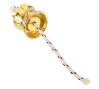 Healeved Brûleur de Remplacement en Alliage de Zinc Or pour Lampe à Pétrole Mèche Polyvalente et Rétro Adaptée pour Lampe à Kérosène