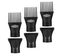 Healeved Buse de Sèche-Cheveux Professionnelle 6 Pièces en Nylon Accessoires pour Sèche-Cheveux Outils de Coiffure Créatifs pour Salon et Usage Domestique Diffusion Uniforme des Cheveux
