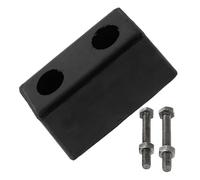 Healeved Butoir en Caoutchouc Anti-Collision pour Camion et Remorque, Tampon de Quai Rectangulaire 15 Cm, Protection Pare-Chocs Résistante aux Intempéries pour Manœuvres Sécurisées