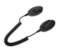 Healeved Câble Rétractable Auto-Adhésif pour Télécommande et Téléphone Portable Cordon D’Attache Sécurisé Noir Ovale Laisse Filaire Polyvalente pour Maison Hôtel et Bureau Protection