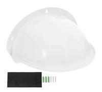Healeved Cache-caméra Extérieur Blanc en Abs, Protège Les Rayures Saleté, Boîtier Élégant et Simple pour Caméra de Surveillance