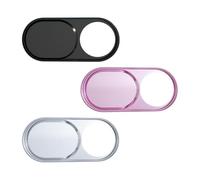 Healeved Cache de Confidentialité Métallique pour Caméra de Téléphone 3pcs en Alliage D'aluminium, Protection Anti-Hacking et Anti-Regard pour Usage Quotidien