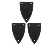 Healeved Cache-tige de Réglage en Abs pour Guitare Électrique 3 Pièces Noir Accessoire Facile à Installer Protège la Barre de Réglage pour Réparation et Entretien