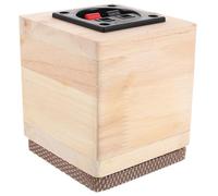 Healeved Caisson en Bois Massif 15 Pouces pour Haut-Parleurs de Voiture Caisson Vide Filtre Anti-Poussière Enceinte Acoustique Automobile pour Système Audio Embarqué et Subwoofer