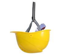 Healeved Casque Intégrée Jaune Léger Plastique Résistance en Chantier de Chocs, Ventilation pour Site de Construction et Environnement de Travail Sécurisé