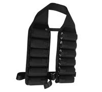 Healeved Ceinture à Bière 12 Grosse Capacité en Tissu Oxford Noir pour Transporter 6 Canettes, Facile à Porter, Plage Fêtes