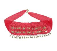 Healeved Ceinture de Hanches pour Danseuses orientales - Ceinture à chaîne vibrante avec 72 pièces, Jupe Foulard en Mousseline de Soie, élégante écharpe de Hanches pour Danse Orientale, idéale