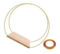 Healeved Centre de Table Floral de Cercle Socle en Bois et Métal, Décoration de Table Mariage Simple, Résistant la Déformation, pour DIY