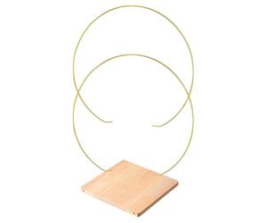 Healeved Cerceau Floral Décoratif avec Base en Matériau Synthétique, Structure Stable et Antichute, pour Décoration Mariage et Centre de Table DIY