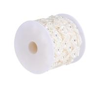 Healeved Chaîne de Strass Décorative pour Mariage 10 Yards de Perles DIY Garniture à Coudre Transparente Accessoire pour Décoration de Voiles Vêtements et Projets Créatifs