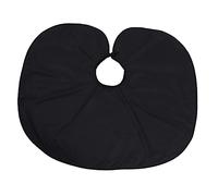 Healeved Châle de Coiffure Professionnel Noir Cape de Salon pour et Soins des Cheveux Tablier Réutilisable Pratique et Confortable pour Coiffeurs