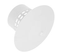 Healeved Chapeau de Cheminée Bouchon de Ventilation Extérieur en Pvc Blanc Résistant Froid la Pression Diamètre 75 Mm pour Camping et Poêles à Bois