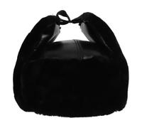 Healeved Chapeau d'hiver Noir, Isolé, Protège-Oreilles, Style Russe