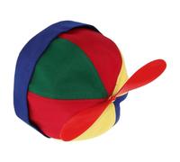 Healeved Chapeau Melon Ventilation Optimale pour Garçon et Filles avec Hélice Détachable en Plastique, Coton Confortable et Sangle Réglable pour Fête Déguisée ou Accessoires Photo