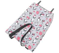 Healeved Chariot de Courses Pliable à Roulettes avec Poignée Télescopique Paquet de Courses à Roulettes Compact et Robuste Paquet Fourre-Tout Portable Voyages 1 Pièce Couleur Pingouin