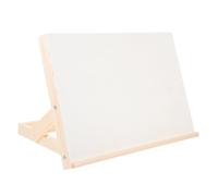 Healeved Chevalet d'Art de Bureau en Bois Pliable Réglable 3 Hauteurs Planche à Dessin Inclinée Portable pour Peinture et Croquis Support Stable Multifonction pour Étudiants et Artistes