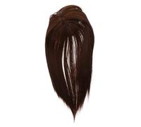 Healeved Cheveux Clairsemés Femme Clip Facile à Poser Volume Naturel Couvre Cheveux Blancs Perruque Légère Invisible Marron