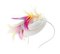 Healeved Chic Fascinator Mini Hat With For Women Bridal Wedding Hairpiece Party Headband And Clip Elegant Festival And Photoshoot Accessory