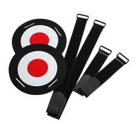 Healeved Cible de But de Football avec Sangles Réglables, Entraînement de Précision en Nylon et Plastique, Hauteur Ajustable pour Pratique Individuelle du Football en Salle