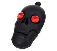 Healeved Clé USB Halloween 64 Go Forme Crâne en Silicone Noir Transmission Rapide et Grosse Capacité pour Stockage de Données Sécurisé
