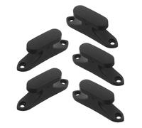 Healeved Clips de Remplacement Accessoires Élégants pour Étui de Violon et Alto, 5pcs en Plastique Noir, Fixation Sécurisée pour Archet pour Performances et Voyages