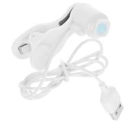 Healeved Cliqueur de Diffusion Automatique Réglage de Fréquence Stable pour Écran de Téléphone en ABS Blanc et Câble USB pour Diffusion et Streaming