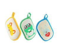 Healeved Coffret Créatif pour Baby Shower 3 Pièces - Serviette de Bain en Coton pour Garçons Et Filles - Motif Dessin Animé Adorable
