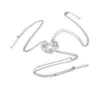 Healeved Collier D'amitié 3 Pièces En Alliage Motif Soleil Lune Étoile Pour Femmes Collier Assorti Créatif Pour Présent Pour Sœurs Et Design Élégant Et Solide