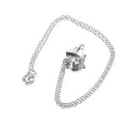 Healeved Collier Patin Hockey Glace Inoxydable Pendentif Patin à Glace Créatif pour Femmes et Filles Amateurs de Hockey et Patinage Cadeau Sport et Fête