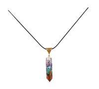 Healeved Collier Pendentif Hexagonal en pour Femme Cuir Design Géométrique pour Festivals et Accessoire Créatif et Pratique