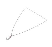 Healeved Collier Pendentif Lettre j Acier Inoxydable Pour Femme Homme Décoration De Cou Avec Breloque Basket-ball