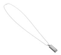 Healeved Collier Portable en Métal Argenté, Produit du Son Harmonica Miniature, Mini Bijou Musical Élégant