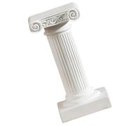 Healeved Colonne Romaine Décorative Style Minimaliste et Raffiné Pilier Élégant Multifonctionnel en Résine Blanche pour Mariage et Décoration D'entrée